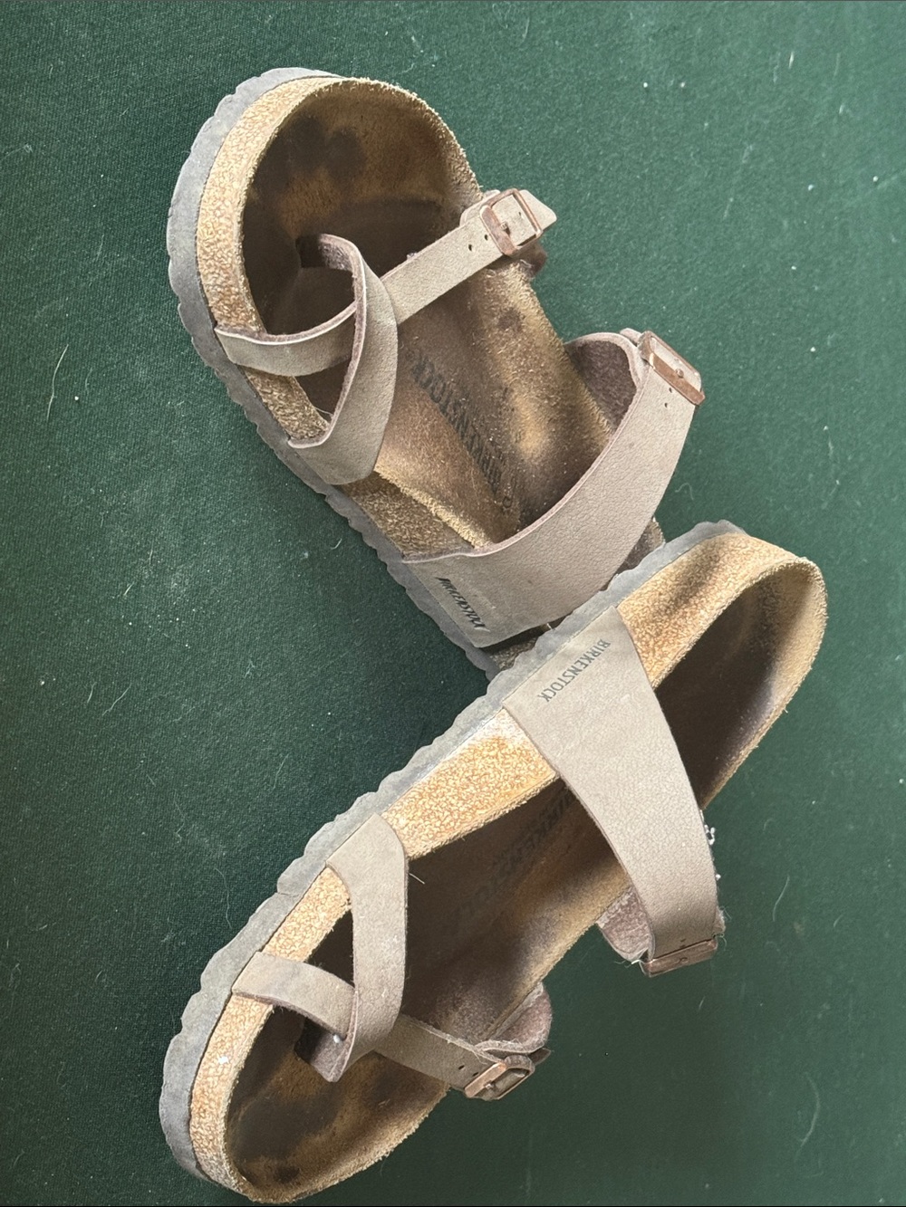 Birkenstock Brown Triple-Strap Sandals